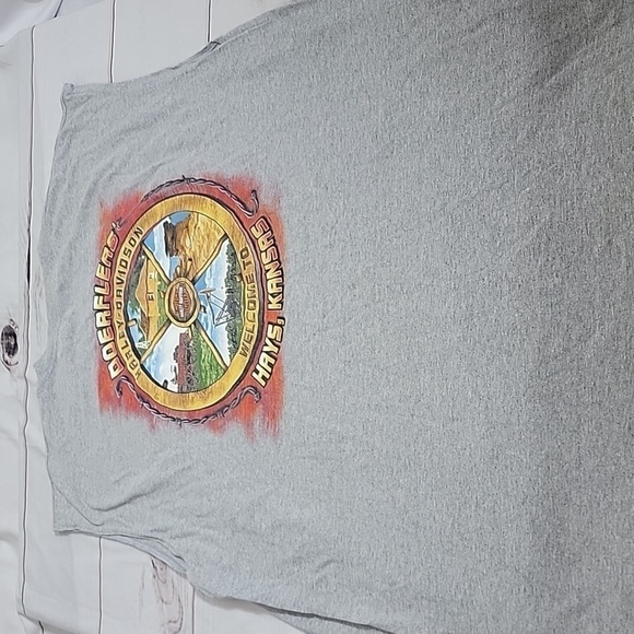 Harley Davidson Sleeveless Tee size 2XL Welcome to Hays Kansas 2006 Edition - Picture 5 of 6